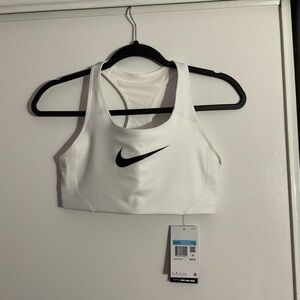 Nike White Sports Bra